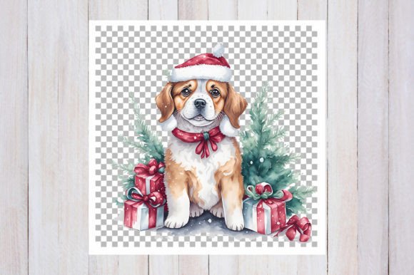 A Cute Dog Decorate with Christmas Theme Illustrations Review