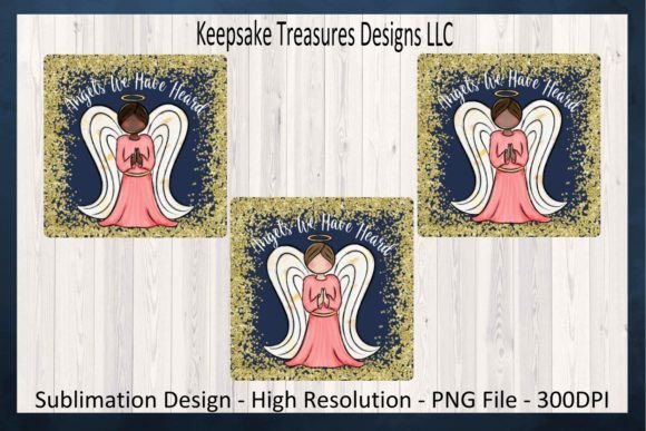 Angels We Have Heard Christmas Ornaments: Illustrations for Local Branding
