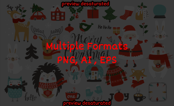 Christmas Background with Elements Meoan Review