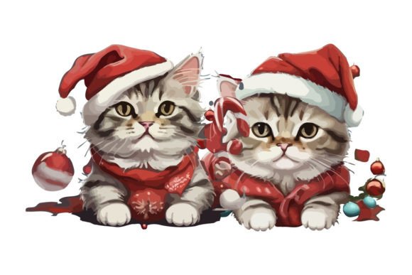 Christmas Cat Character: A Review for Modern Illustrations