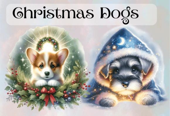 Christmas Dog Sublimation No 20: A Designer's Review of Seasonal Illustrations