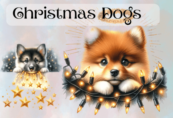 Christmas Dog Sublimation No 22: A Designer's Review of Seasonal Illustrations