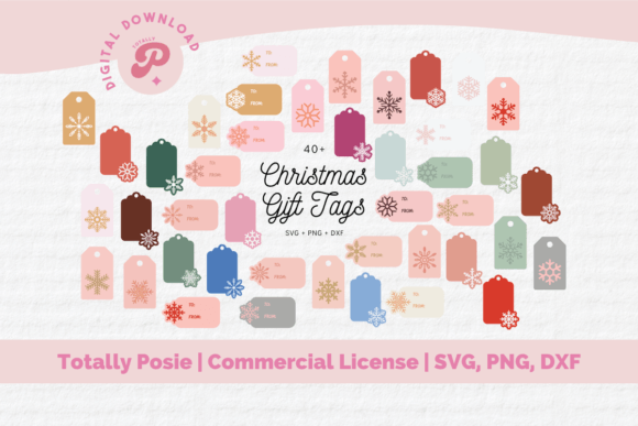 Christmas Gift Tag SVG Bundle: Premium Illustrations for Sellers