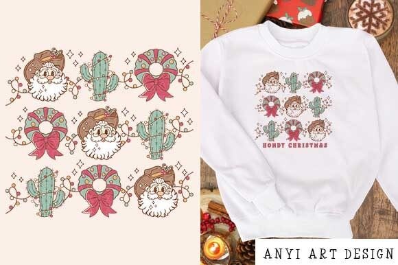 Christmas Western Sublimation PNG: A Review for Creative Illustrations