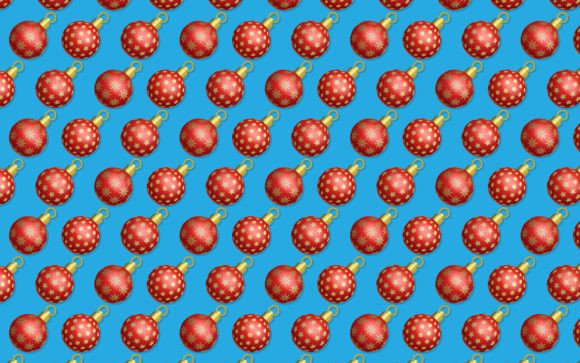 Seamless Color Christmas Pattern Design for Illustrations